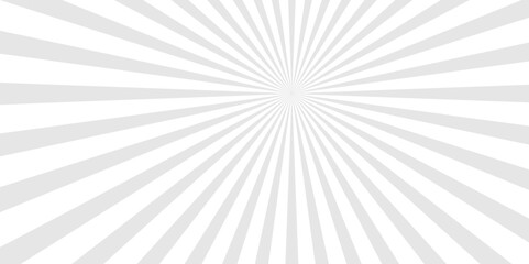Geometric abstract white and gray cartoon, poster wallpaper. summer sunshine explosion energy sunlight glowing sunburst design. 