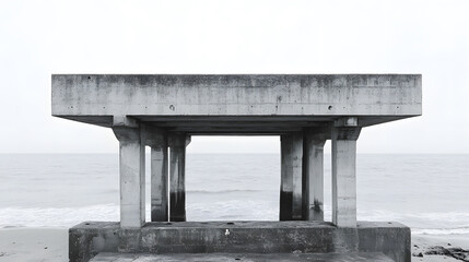 Fishing Pier Monolithic Support Columns A 795Bbdab