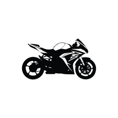 Fototapeta premium motorcycle on white background