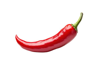 Fiery Red Chili Pepper: A vibrant, single red chili pepper, presented with a photorealistic rendering, evokes the sensation of heat, spice, and culinary zest. A symbol of intense flavor.
