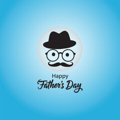 Happy Father's Day Wishes with Emoji Design
