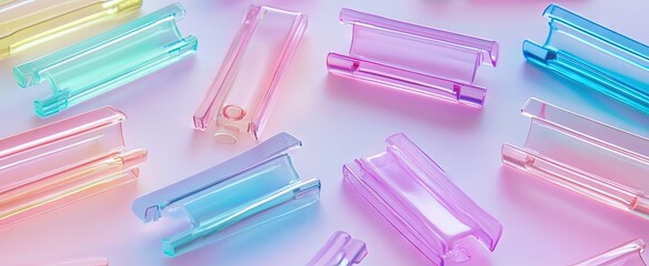 Soft Glow Binder Clips