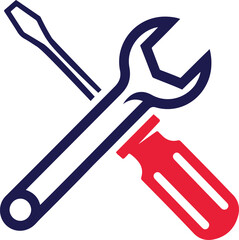 wrench and screwdriver