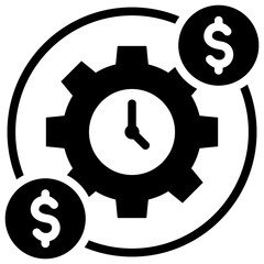 Efficiency icon glyph