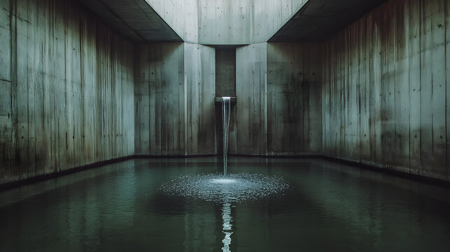 Water Temple Brutalist Worship Pools Angul Cab5470F