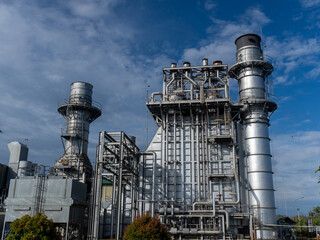 Equipment in water treatment plant in chemical industry to purify water for Steam generator, power plant, oil and gas, heat recovery Steam generator (HRSG)