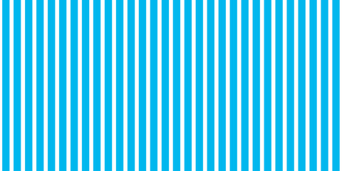 Obraz premium Vertical Stripes of Cyan: A seamless pattern of vibrant cyan and white vertical stripes. This graphic resource is clean, minimalist, and versatile for various design applications.