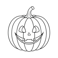 halloween pumpkin vector illustration