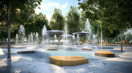 Splash Arena Triangular Pool Sections Hex 77F98905