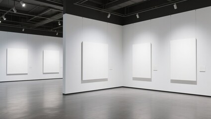 写真展示会場のモックアップ