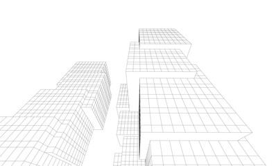 Fototapeta premium abstract architectural background