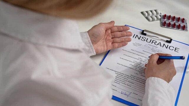 Filling Out Insurance Documents with Precision and Care