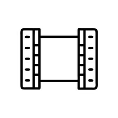 Obraz premium movie film strip icon design