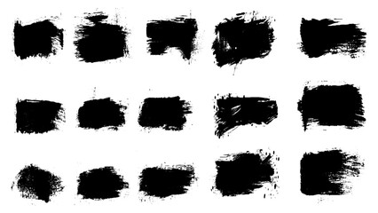 Authentic Grunge Brush Strokes for Dynamic Art, Vintage-Inspired Grungy Brushes. 