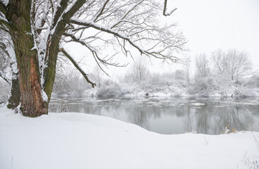 frozen river