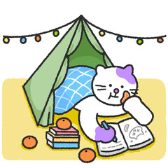 혼자 사는 고양이의 일상 캐릭터