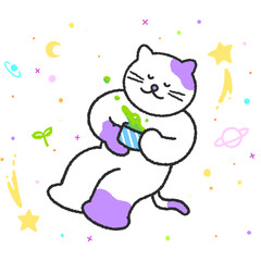 혼자 사는 고양이의 일상 캐릭터