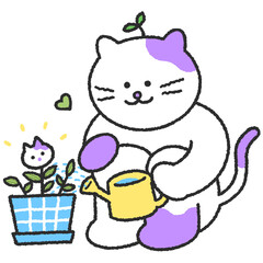 혼자 사는 고양이의 일상 캐릭터