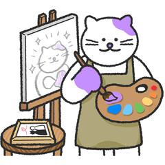 혼자 사는 고양이의 일상 캐릭터