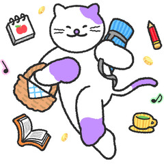 혼자 사는 고양이의 일상 캐릭터