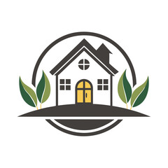 estate logo minimalist vector art silhouette