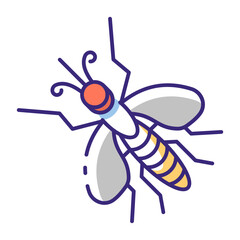 This Mosquito icon is suitable for Insect, Bug, Insect Control, etc
