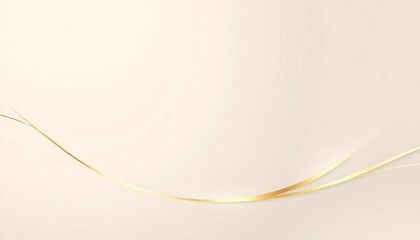 Elegant gold curve lines on a light gradient background, perfect for luxury invitations,  vip,  gold texture