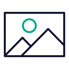 magnifying glass on the map, magnifying glass on paper. Sunrise Glow Across Cold Mountain Ridge