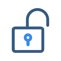open access lock icon design