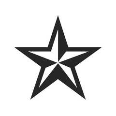 Star Vector Logo – Single Star Icon Design

