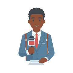 journalist illustration design