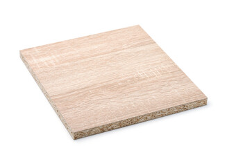 Single piece of laminated chipboard
