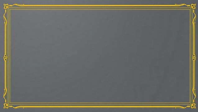 Charcoal grey and pale yellow vector art background, ideal for professional certificate layout with central space