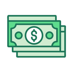 cash currency icon design