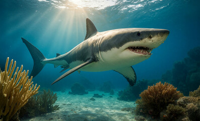 grate white shark, generative ai