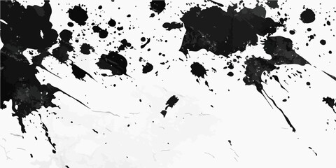 black ink splat background