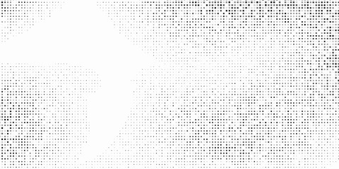Illustration dotted halftone gradient texture. Vanishing polka dot background. Repeating dots gradation modern abstract