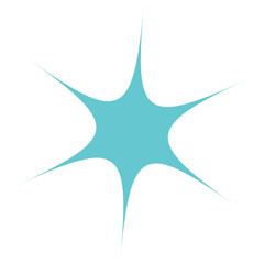 光る星のキラキラアイコン