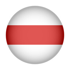 Obraz premium Belarus flag button