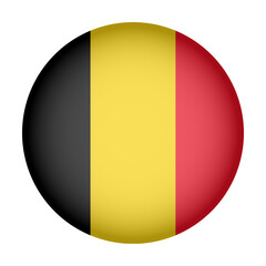belgium flag button