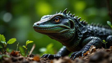 Obraz premium Crocodile in Natural Habitat