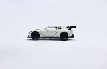 White Sports Car miniature toy