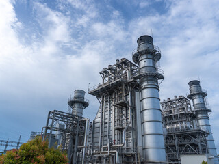Equipment in water treatment plant in chemical industry to purify water for Steam generator, power...