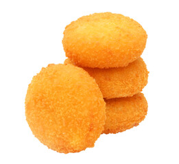 Breaded croquettes / Transparent background