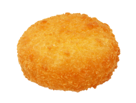 Breaded croquette / Transparent background