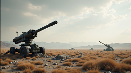 Tank Warfare in Desert