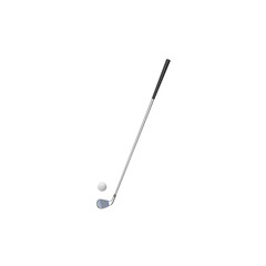 Golf club Iron hit Golf Ball