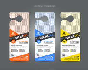 Real estate agency business door hanger