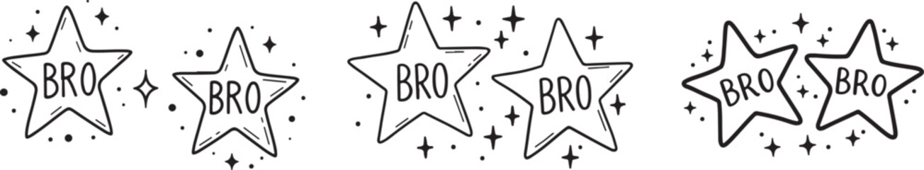 Brotherhood Star Clipart with 