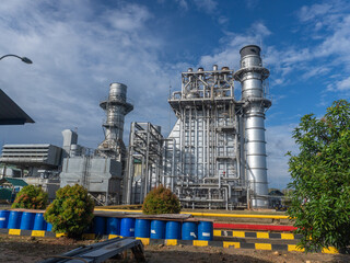 Equipment in water treatment plant in chemical industry to purify water for Steam generator, power...